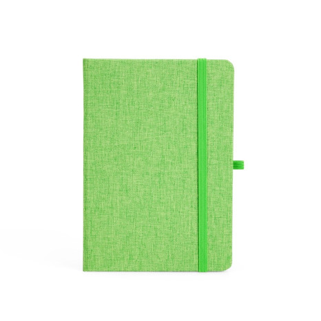 Caderneta em Linho com Porta Caneta Personalizada