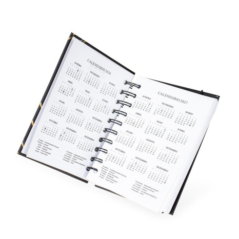 Agenda Diária 2026 Wire-O Promocional