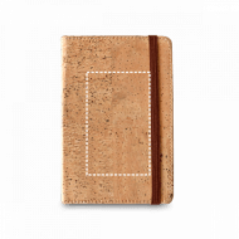 Bloco de Notas Ecológico Com Capa de Cortiça Com Logotipo