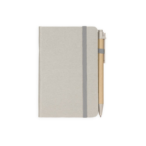 Caderneta Palha de Trigo com Caneta Personalizada