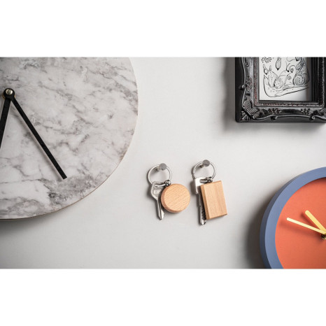 Chaveiro Retangular em Madeira Personalizado