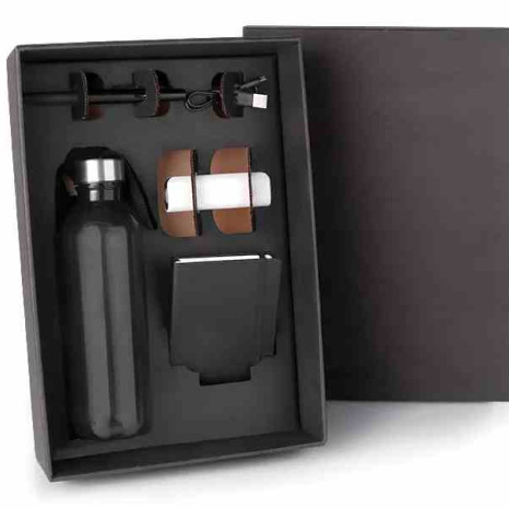 Kit Caderno Com Acessórios para Brindes com Logo