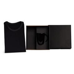 Kit Caneca Em Cerâmica Preta E Camiseta - 2 Pçs - Tam. XGG Personalizado 