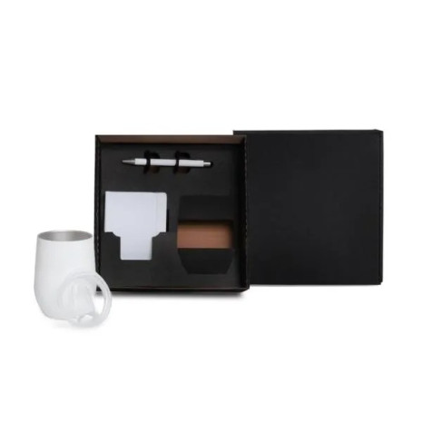 Kit Copo Térmico e Acessórios 3 Peças Personalizado 