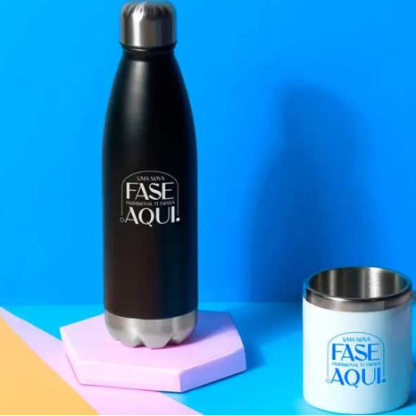 Kit Garrafa E Caneca Personalizado para Brindes