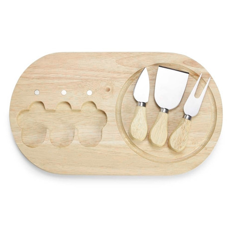 Kit Queijo 4 Peças Personalizado com Logo