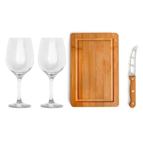 Kit Queijo E Vinho - 4 Pçs Personalizado