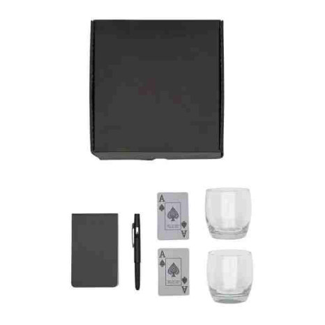 Kit Whisky e Jogos 6 Pçs Personalizado 