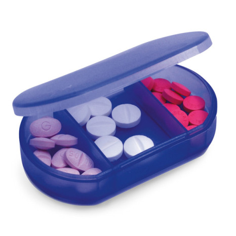 Porta Comprimidos Com 3 Divisórias Personalizado Para Brindes