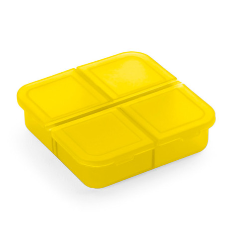 Porta Comprimidos de Plástico Com 4 Divisórias Personalizado Com Logo
