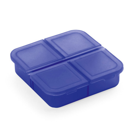 Porta Comprimidos de Plástico Com 4 Divisórias Personalizado Com Logo