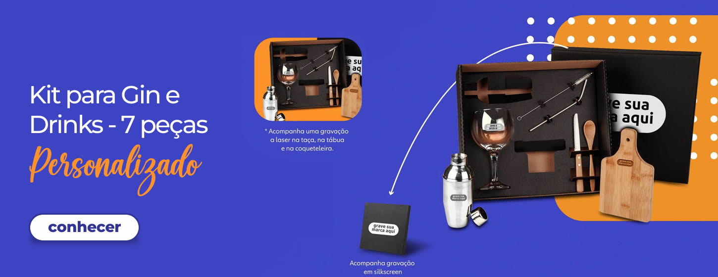 Kit Gin e Drinks Personalizados